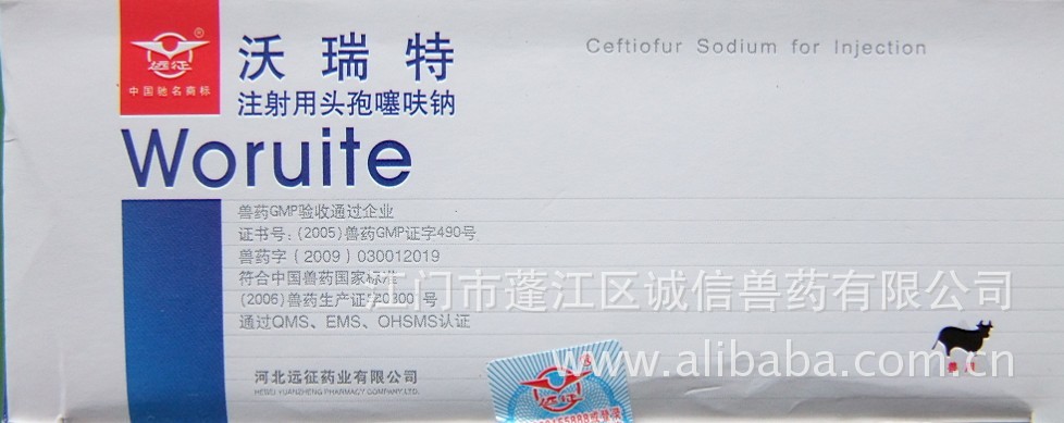 兽药/沃瑞特/用于由敏感菌感染引起的细菌感染性疾病
