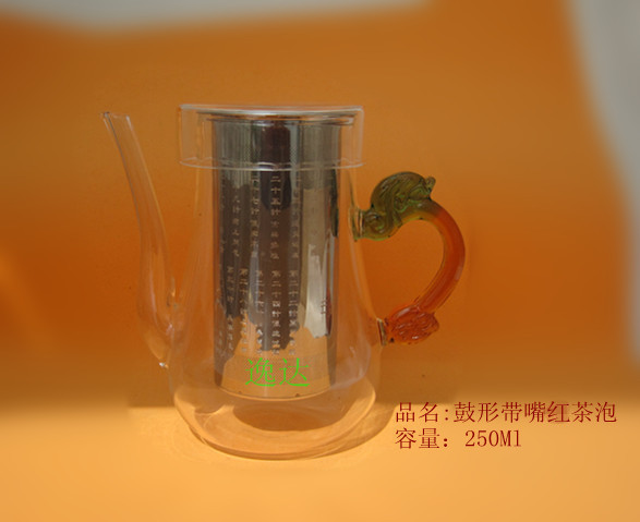 可包破损，304#不锈钢内杯红茶泡，可定制图案，LOGO