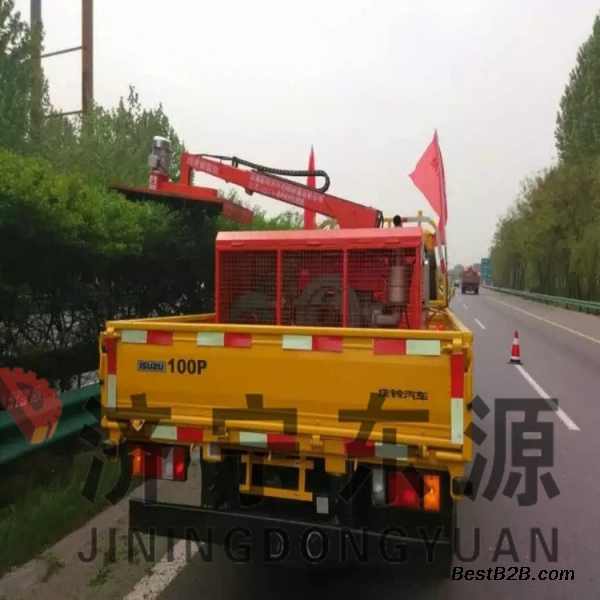 东源机械无线遥控高速公路车载式绿篱修剪机
