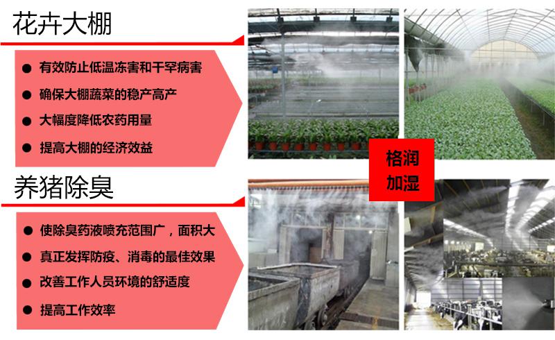 格润 大型工业加湿器 棉花仓库喷雾加湿器 纺织厂棉花加湿器20